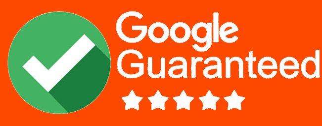 Google Guaranteed badge with five stars